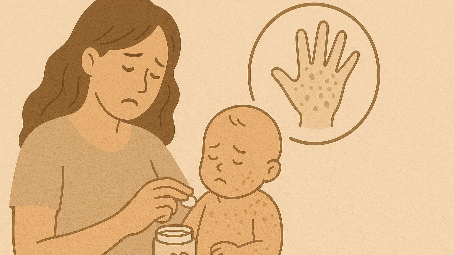 Атопический дерматит у ребёнка: полное руководство по уходу за кожей