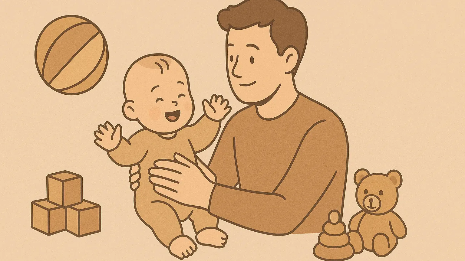 Роль папы в развитии ребенка первого года жизни