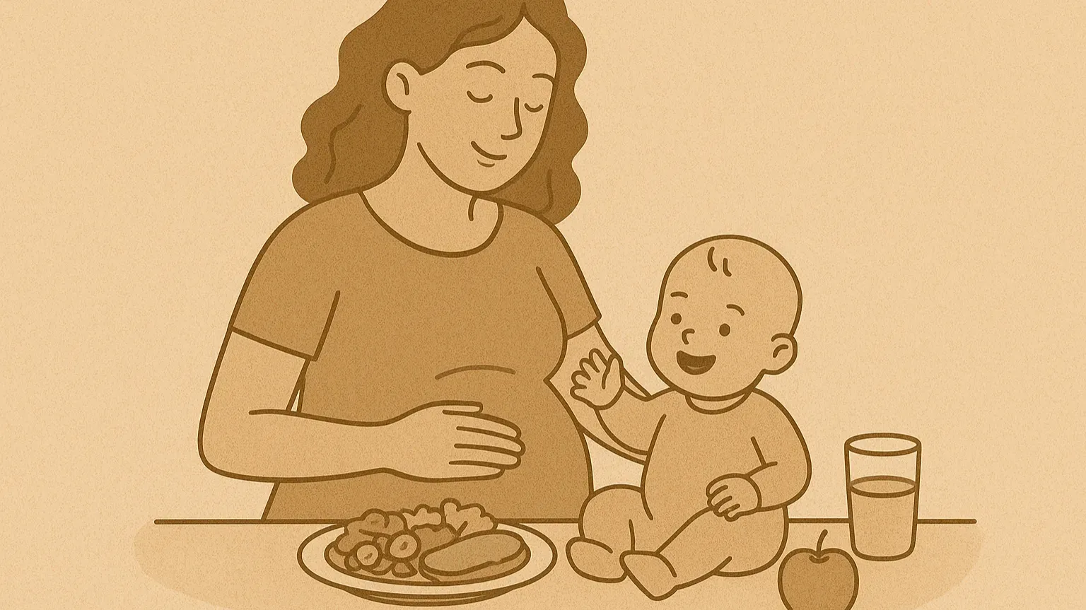 Питание в третьем триместре: готовимся к родам