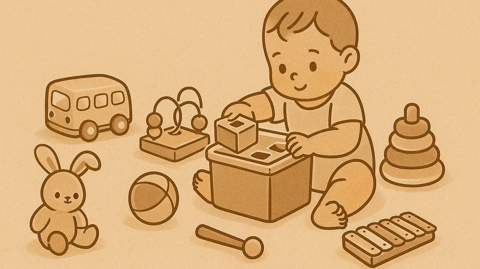 Игрушки для ребенка 9-12 месяцев